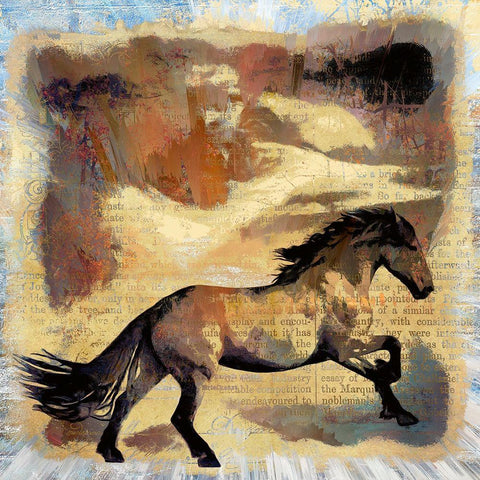 Fury White Modern Wood Framed Art Print by Bolokofsky, Ronald