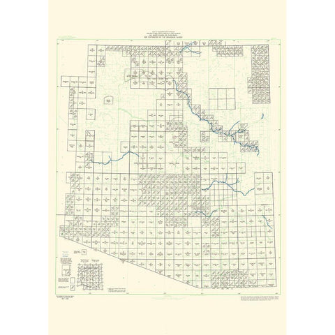 Arizona Arizona Sheet - USGS 1967 White Modern Wood Framed Art Print by USGS