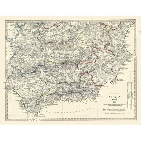 Spain 3 - Baldwin 1831 Black Modern Wood Framed Art Print with Double Matting by Baldwin