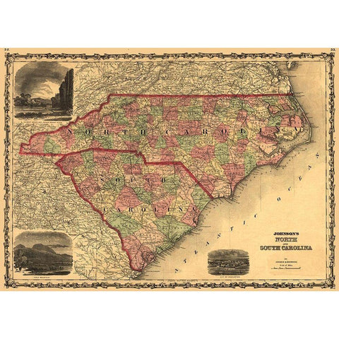 South Carolina - Browning 1861 White Modern Wood Framed Art Print by Browning