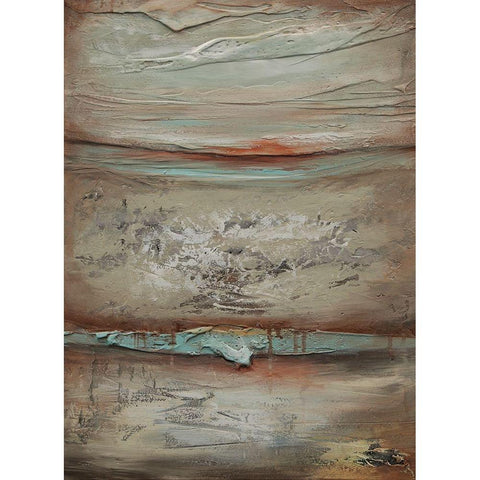 B Contours White Modern Wood Framed Art Print by Hinz
