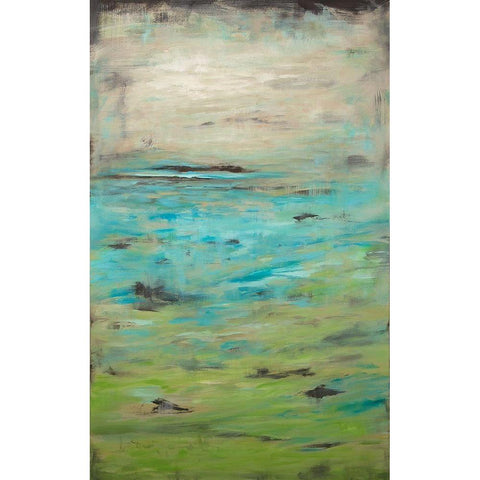 Boundless I White Modern Wood Framed Art Print by Hinz