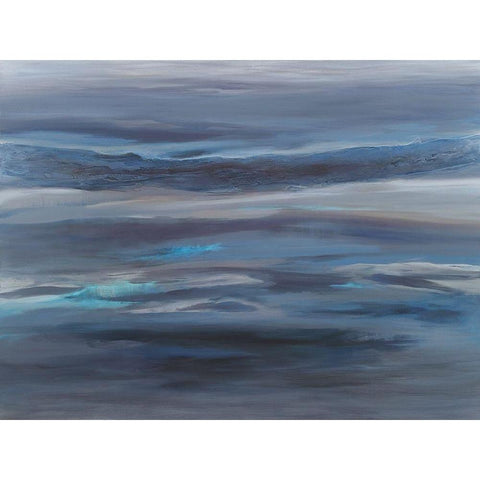 Endless Sea Gold Ornate Wood Framed Art Print with Double Matting by Hinz