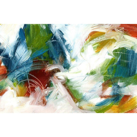 Concerto Black Modern Wood Framed Art Print by King