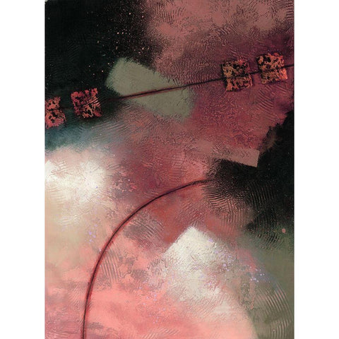 Southwind Black Modern Wood Framed Art Print with Double Matting by Scott