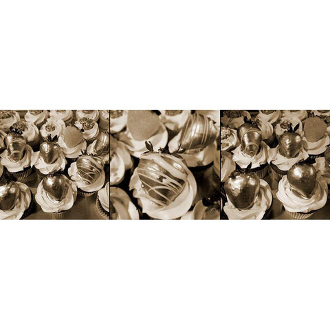 Golden Dessert Black Modern Wood Framed Art Print with Double Matting by Phillip, Jamie