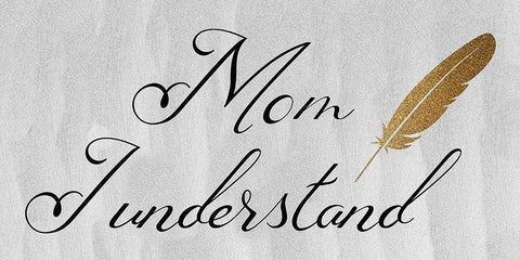 Mon I Understand Black Ornate Wood Framed Art Print with Double Matting by Phillip, Jamie
