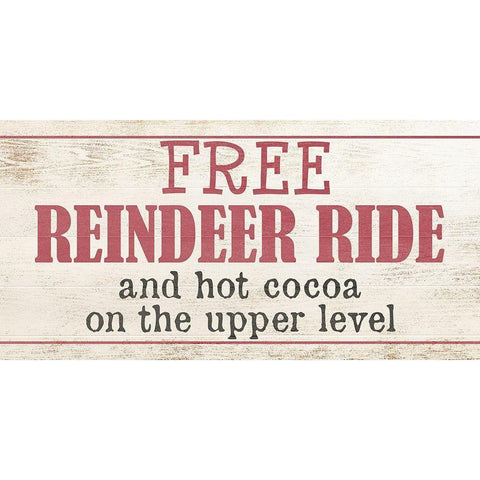 Reindeer Black Modern Wood Framed Art Print with Double Matting by Phillip, Jamie