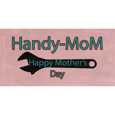 Handymom Black Modern Wood Framed Art Print with Double Matting by Phillip, Jamie