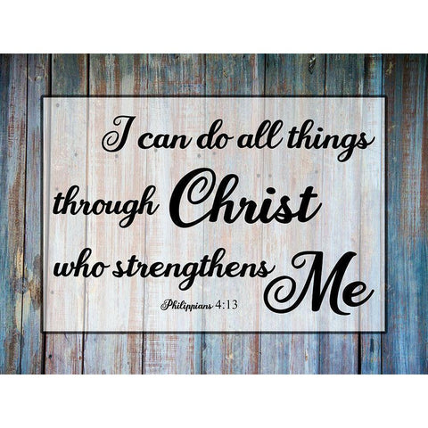 Christ White Modern Wood Framed Art Print by Phillip, Jamie
