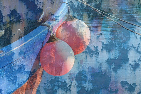 Boating Black Ornate Wood Framed Art Print with Double Matting by Phillip, Jamie