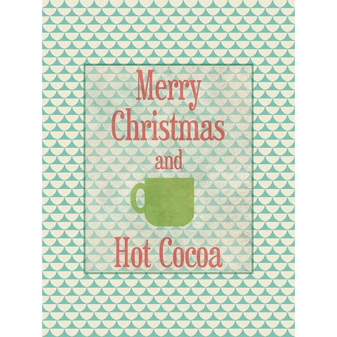 Christmas Cocoa Gold Ornate Wood Framed Art Print with Double Matting by Phillip, Jamie