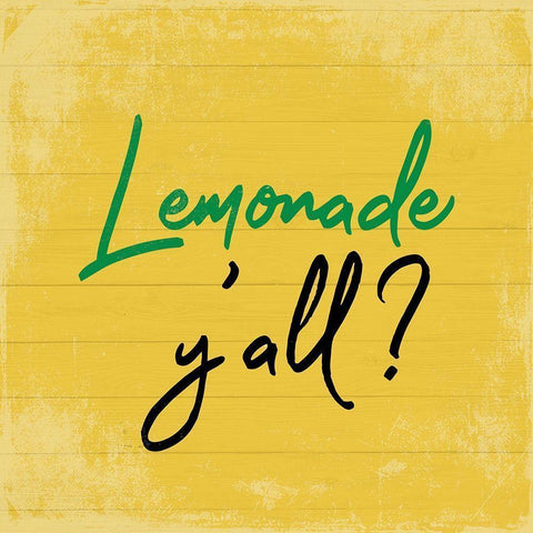 Lemonade White Modern Wood Framed Art Print by Phillip, Jamie