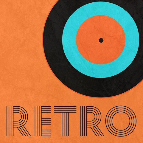 Retro White Modern Wood Framed Art Print by Phillip, Jamie