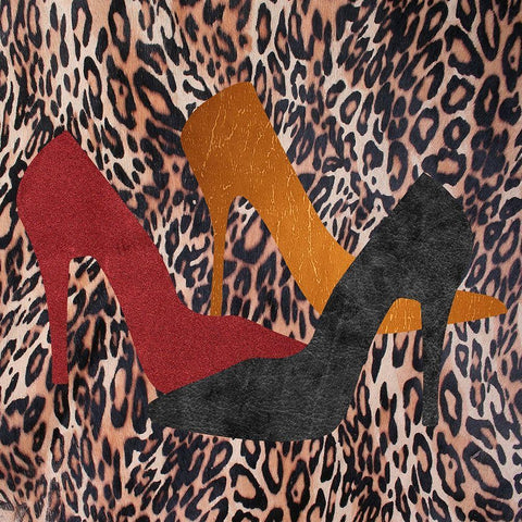 My Shoes 2 Black Modern Wood Framed Art Print by Phillip, Jamie