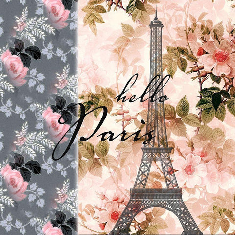 Parisian 3 Black Modern Wood Framed Art Print with Double Matting by Phillip, Jamie