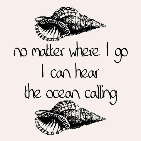 Black Ink Coastal White Modern Wood Framed Art Print with Double Matting by Phillip, Jamie