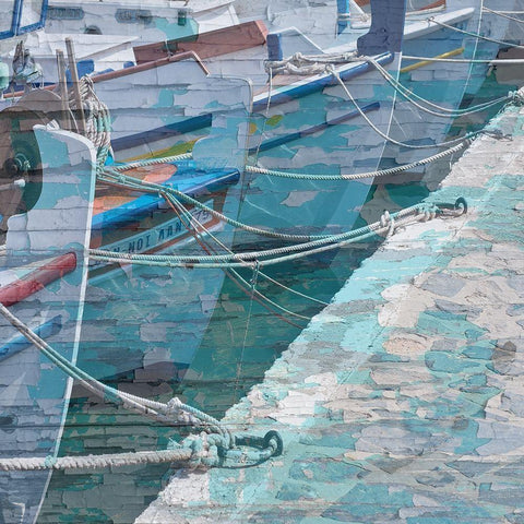 By The Sea 1 White Modern Wood Framed Art Print by Phillip, Jamie