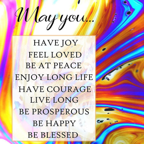 Well Wishes White Modern Wood Framed Art Print with Double Matting by Phillip, Jamie