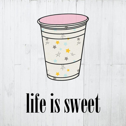 Pink Lemonade 3 Black Modern Wood Framed Art Print with Double Matting by Phillip, Jamie