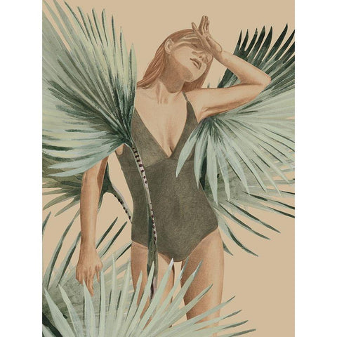 Intuitive Black Modern Wood Framed Art Print by Urban Road