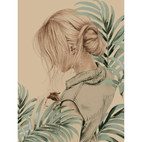 Genuine Black Modern Wood Framed Art Print with Double Matting by Urban Road