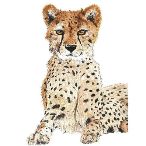 Smiling Eyes White Modern Wood Framed Art Print by Urban Road