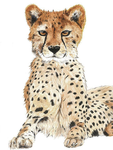 Smiling Eyes Black Ornate Wood Framed Art Print with Double Matting by Urban Road