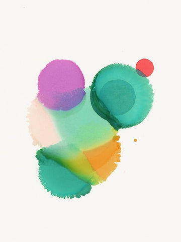 Iris Black Ornate Wood Framed Art Print with Double Matting by Urban Road