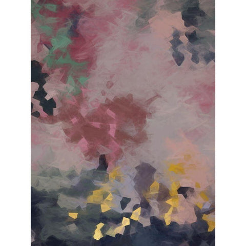 Gold Rush Black Modern Wood Framed Art Print by Urban Road