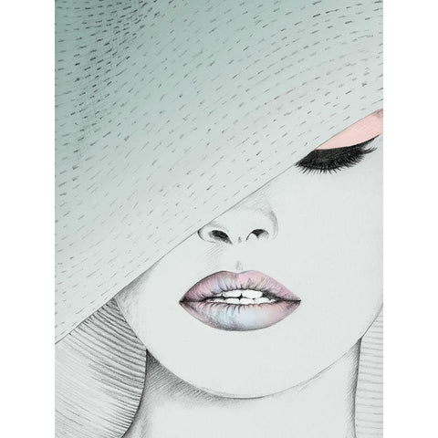 Urbane-Mint Gold Ornate Wood Framed Art Print with Double Matting by Urban Road