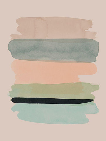 Springtime on Dusk White Modern Wood Framed Art Print with Double Matting by Urban Road