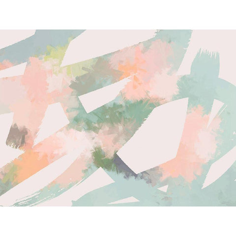 Morning Blossom Black Modern Wood Framed Art Print by Urban Road