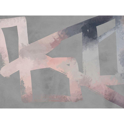 Etched Black Modern Wood Framed Art Print by Urban Road