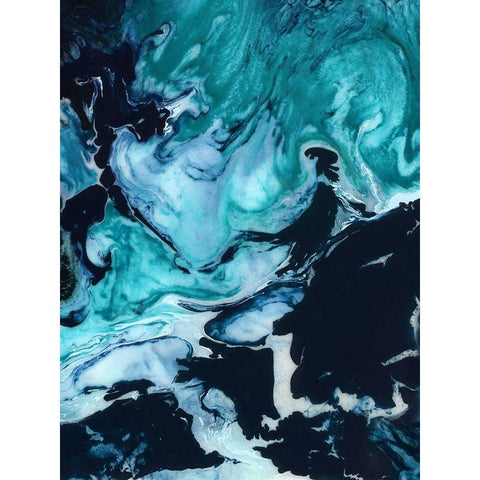 Lunar Gold Ornate Wood Framed Art Print with Double Matting by Urban Road