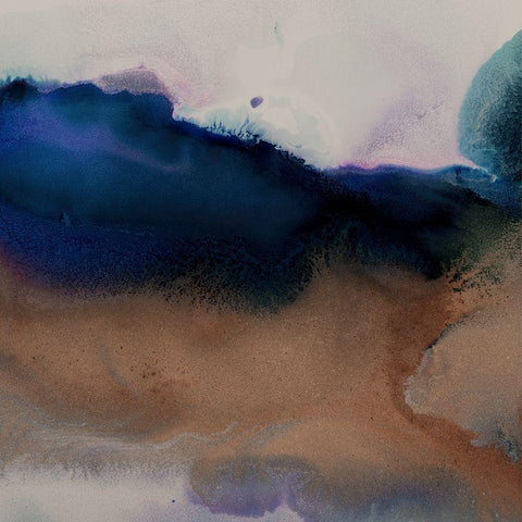 Burnished II Gold Ornate Wood Framed Art Print with Double Matting by Urban Road