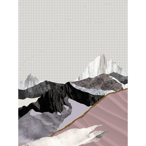 Moving Mountains II Gold Ornate Wood Framed Art Print with Double Matting by Urban Road