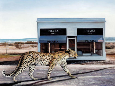 Catwalk Art Print White Modern Wood Framed Art Print with Double Matting by Urban Road