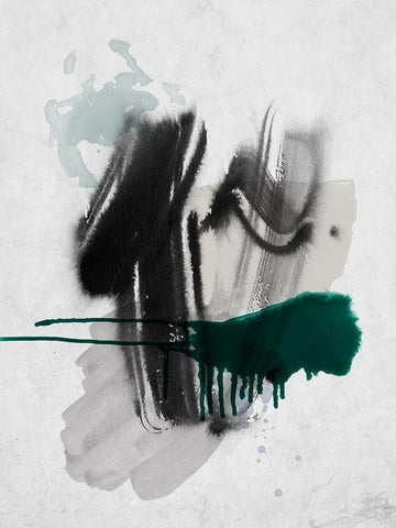 Astray I Art Print White Modern Wood Framed Art Print with Double Matting by Urban Road