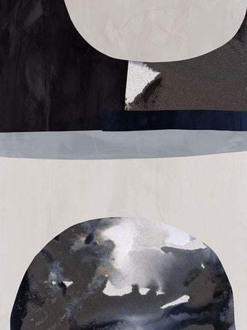 Lone Wolf II White Modern Wood Framed Art Print with Double Matting by Urban Road