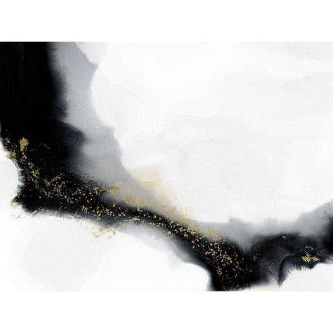 Rorshach I Black Modern Wood Framed Art Print by Urban Road