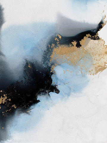 Interstellar II White Modern Wood Framed Art Print with Double Matting by Urban Road