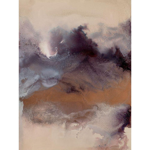 Wild Plum I White Modern Wood Framed Art Print by Urban Road