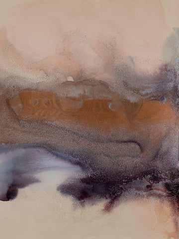 Wild Plum II White Modern Wood Framed Art Print with Double Matting by Urban Road