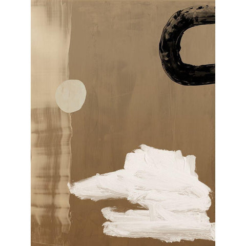 Brick and Mortar II White Modern Wood Framed Art Print by Urban Road