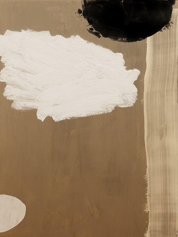 Brick and Mortar III White Modern Wood Framed Art Print with Double Matting by Urban Road