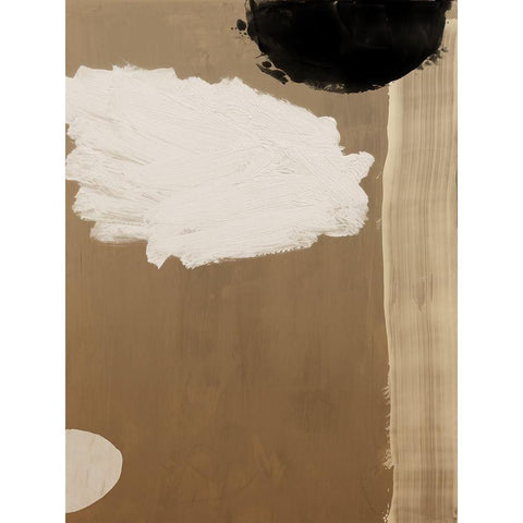 Brick and Mortar III Black Modern Wood Framed Art Print with Double Matting by Urban Road