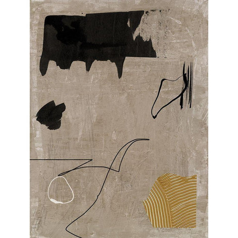 Set in Stone I White Modern Wood Framed Art Print by Urban Road