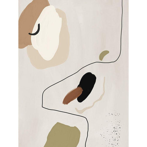 To the Wire I White Modern Wood Framed Art Print by Urban Road