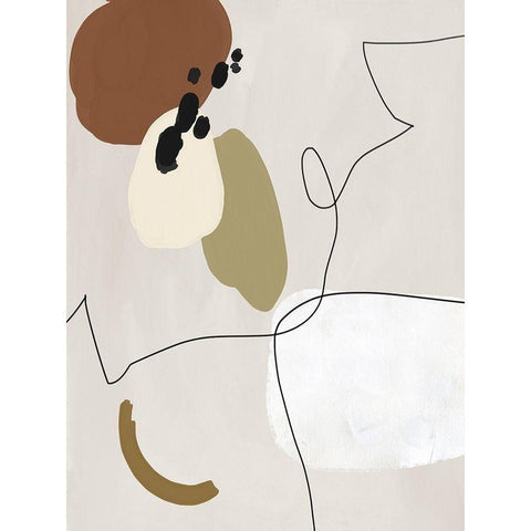 To the Wire II White Modern Wood Framed Art Print by Urban Road